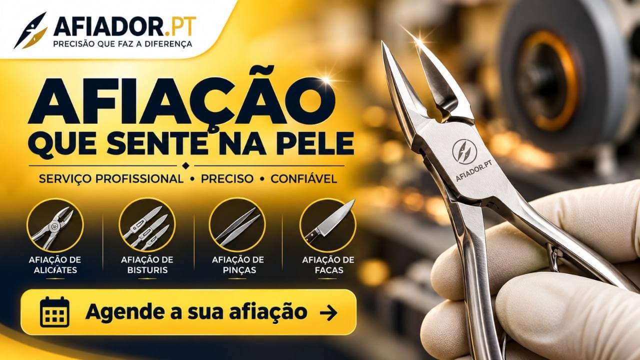 Afiação profissional — Afiador.pt e Gilson Afiador